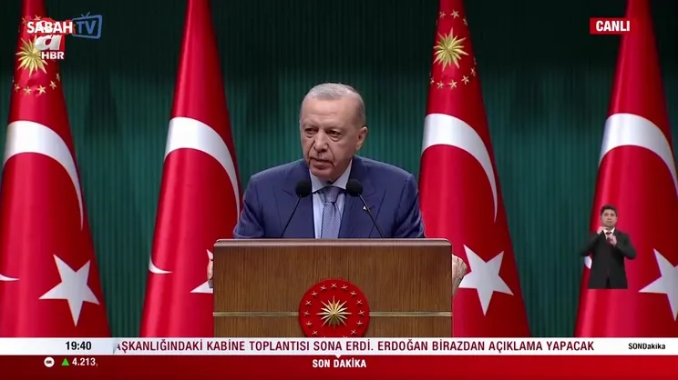 Kabine Toplantısı sonrası Başkan Erdoğan'dan önemli açıklamalar!