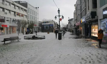 Edirne’yi şiddetli dolu vurdu