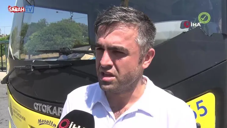Beylikdüzü’nde İETT şoförü, fenalaşan yolcusunu hastaneye böyle yetiştirdi | Video