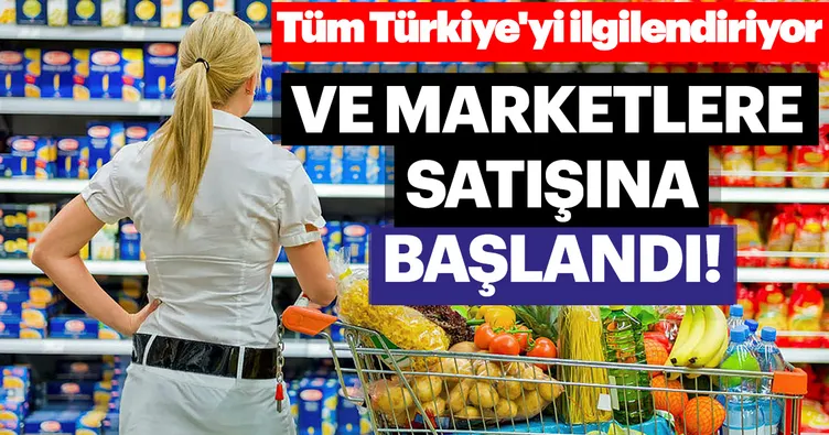 Marketlere tanzim ürün satışı başladı