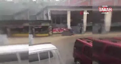 Zonguldak’ta dere taştı, dükkanları sel vurdu | Video