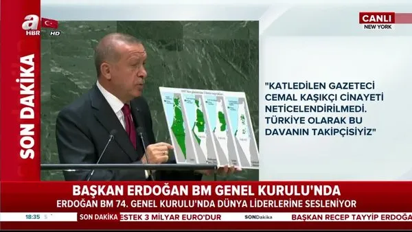 Başkan Erdoğan'dan dünyaya Filistin mesajı