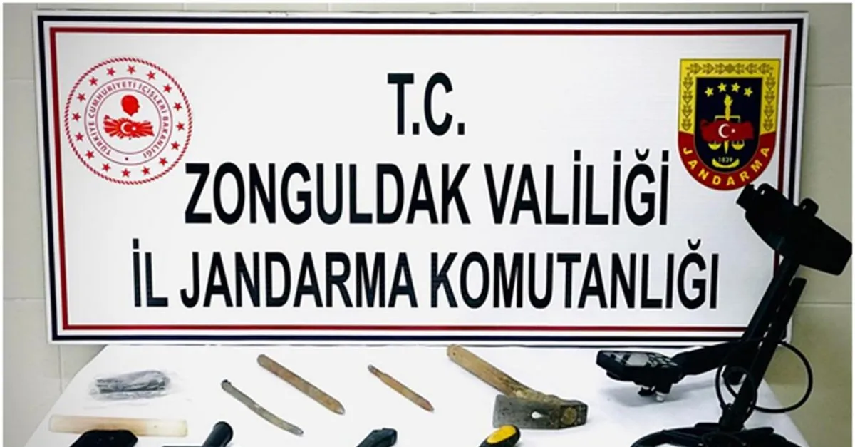 Kaçak kazıya suçüstü