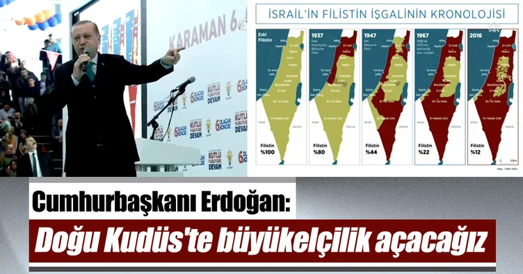 Cumhurbaşkanı Erdoğan: Doğu Kudüs'te büyükelçilik açacağız