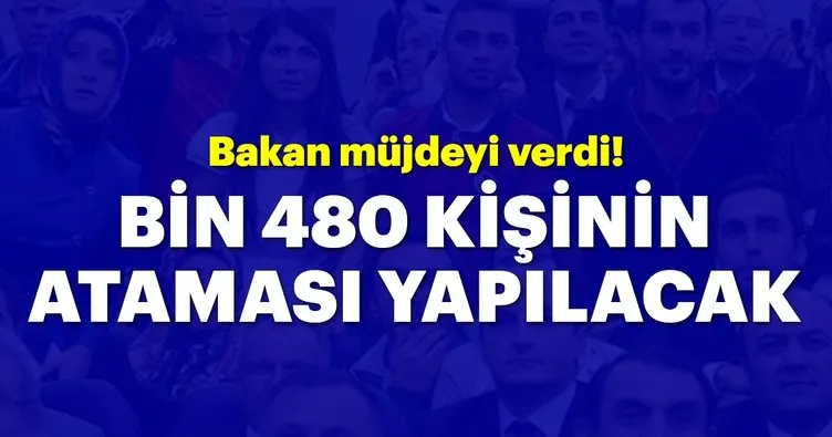 Sağlık Bakanı Fahrettin Koca açıkladı: Bin 480 kişinin ataması yapılacak!