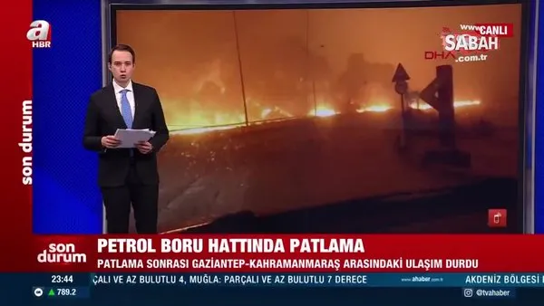 Son dakika: Kahramanmaraş'ta petrol boru hattında patlama! Kahramanmaraş Büyükşehir Belediye Başkanı'ndan açıklama! | Video