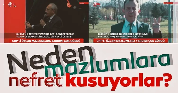 Neden mazlumlara nefret kusuyorlar?