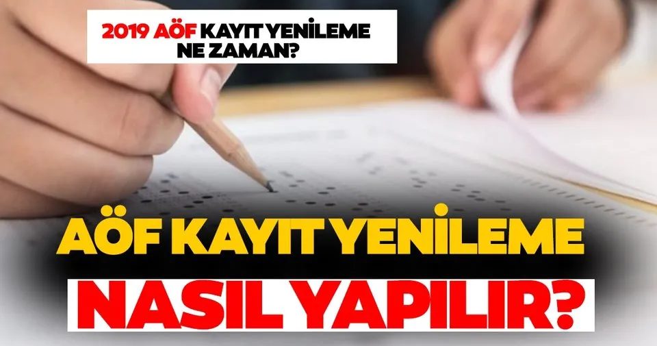 aof kayit yenileme 2019 nasil nereden