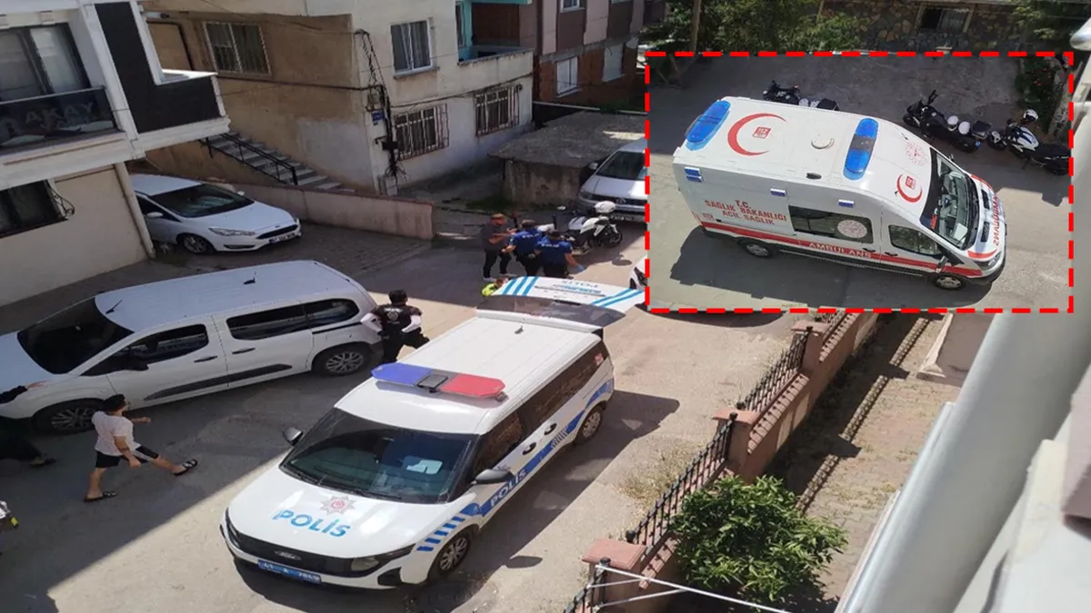 Darıca'da bir evde başından vurulan kadının kaldırıldığı hastane önü