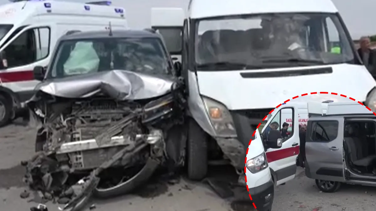 Malatya’da korkunç kaza! Minibüs ile hafif ticari araç çarpıştı: Yaralılar var!