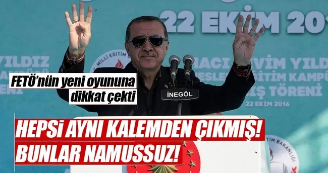 Cumhurbaşkanı Erdoğan: Dilekçeler sanki aynı kalemden çıkmış