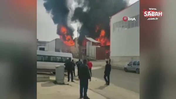 Kimyasal madde üretimi yapan fabrikada yangın: 1 ölü, 3 yaralı | Video