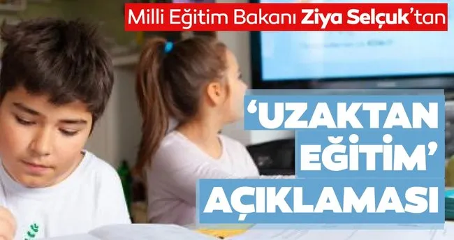 Son Dakika Gelismesi Milli Egitim Bakani Ziya Selcuk Acikladi Izmir De Uzaktan Egitim Karari Egitim Haberleri