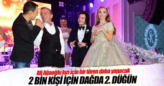 Gönül koyan 2 bin kişi için dağda 2. düğün