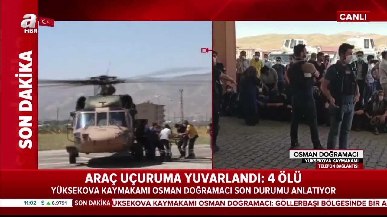 son dakika hakkari de korkunc kaza 4 olu 2 yarali video