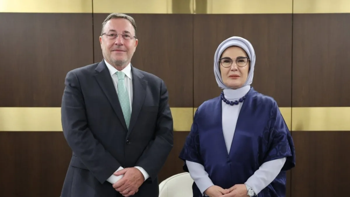 Emine Erdoğan BM Kalkınma Programı İcra Direktörü Steiner ile görüştü
