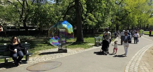 Central Park'ta görsel şölen