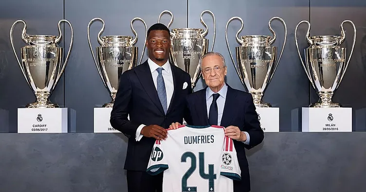 Dumfries, Real Madrid’e imzayı attı!