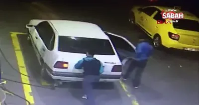 İstanbul’da iterek otomobil çalan hırsızların rahatlığı ’Pes’ dedirtti | Video