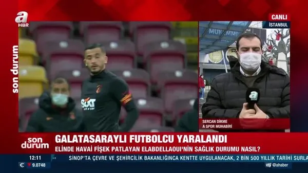 SON DAKİKA! Elinde havai fişek patlayan Galatasaraylı Omar Elabdellaoui'nin gözleri ne durumda? Hastaneden CANLI YAYIN | Video