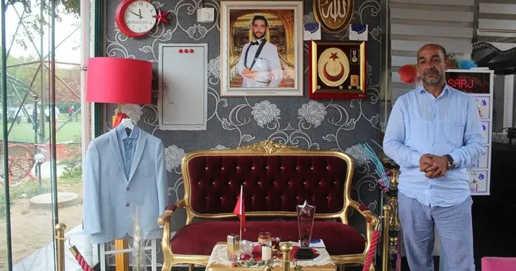 Şehidime her gün çay bırakıyorum