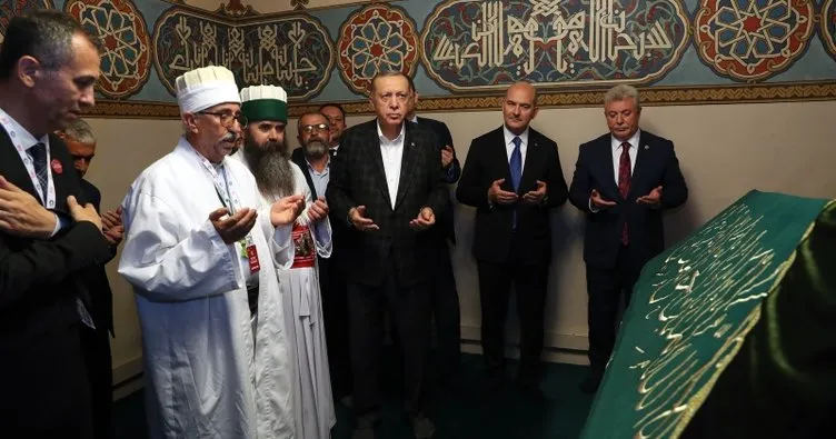 Başkan Erdoğan’dan, Hacı Bektaş Veli Dergahı’na ziyaret