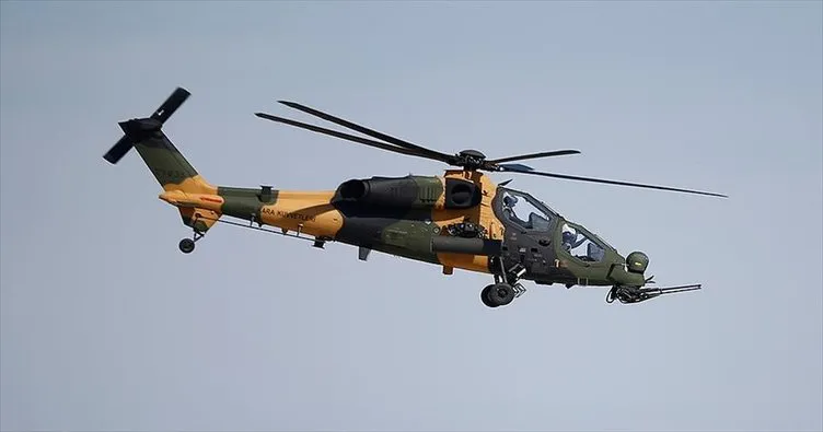 Şanlı ordunun milli gururu göreve hazır: Atak helikopteri