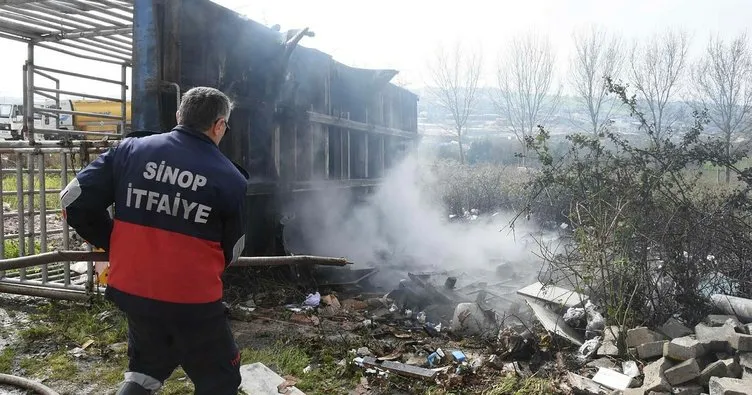 Sinop’ta yangın paniği