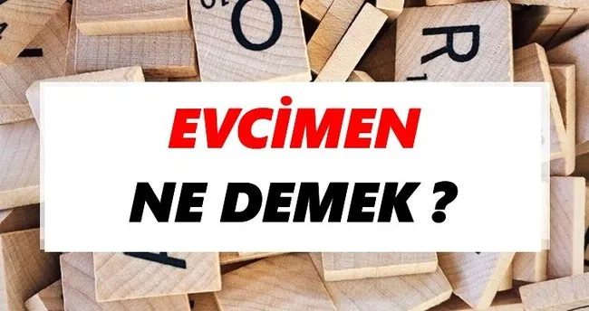 Evcimen Ne Demek? TDK’ya Göre Evcimen Sözlük Anlamı Nedir?
