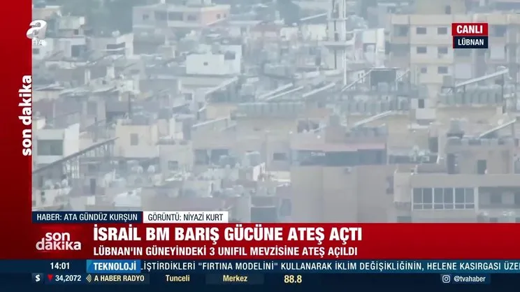 İsrail BM Barış Gücü’ne ateş açtı | Video
