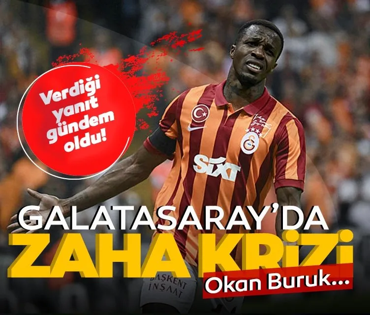 Galatasaray’da Wilfried Zaha krizi!
