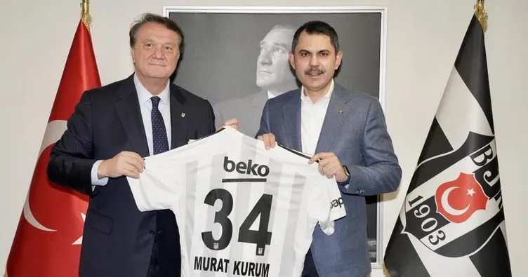 İBB Başkan Adayı Murat Kurum Beşiktaş Spor Kulübü’nü ziyaret etti