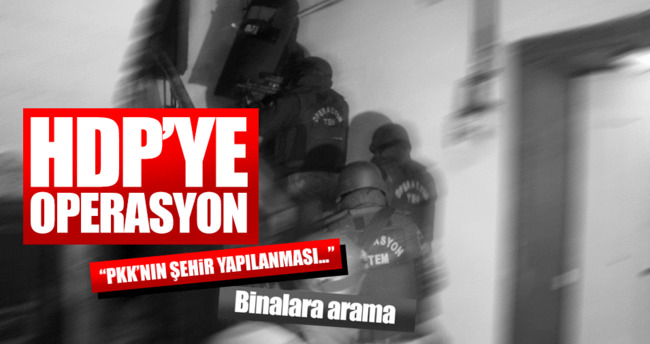 Diyarbakır’da HDP’ye operasyon
