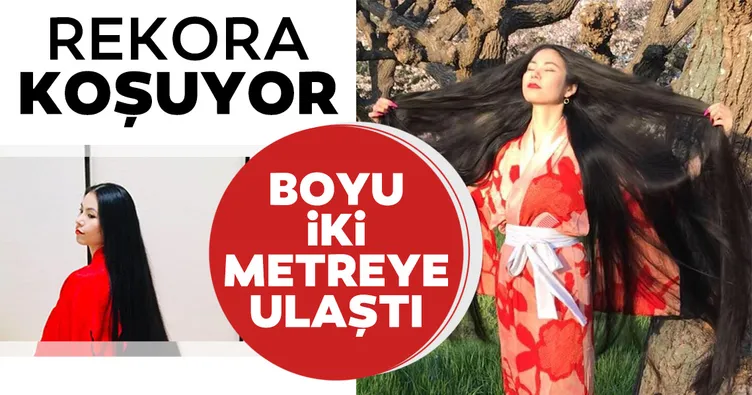 Rekora koşuyor! Boyu iki metreye ulaştı