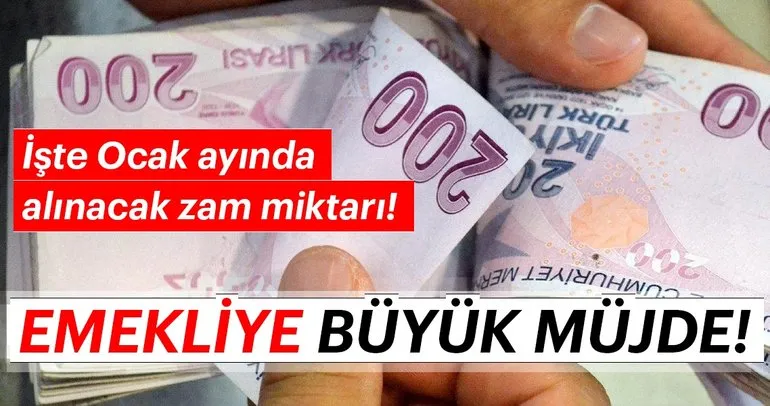 Emekli maaşlarına beklenen zam müjdesi geldi! - İşte Ocak ayında beklenen zam miktarı...