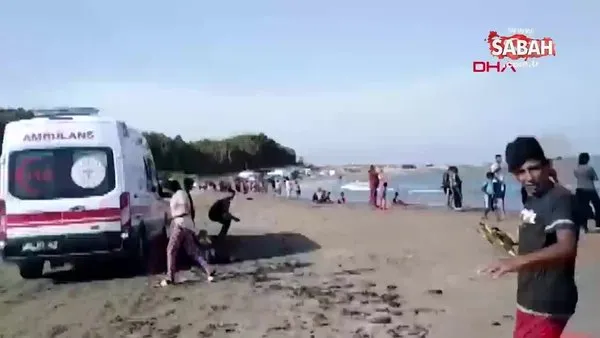 Babalar Günü'nde denize giren oğlunu kurtarmaya çalışırken boğuldu | Video