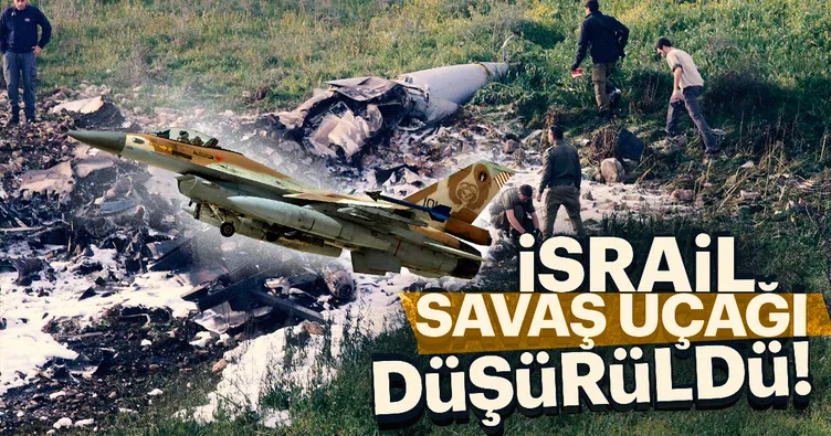 İsrail'in F-16'sı düşürüldü!