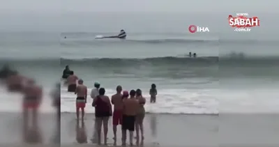 ABD’de küçük uçak denize çakıldı | Video