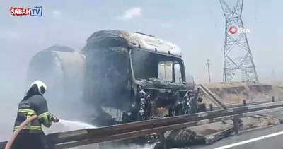 Mardin’de tırda çıkan yangın söndürüldü