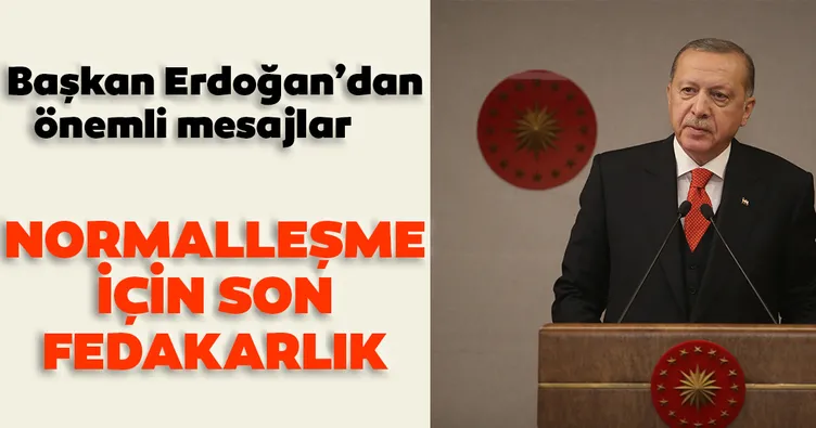 Normalleşme için son fedakarlık