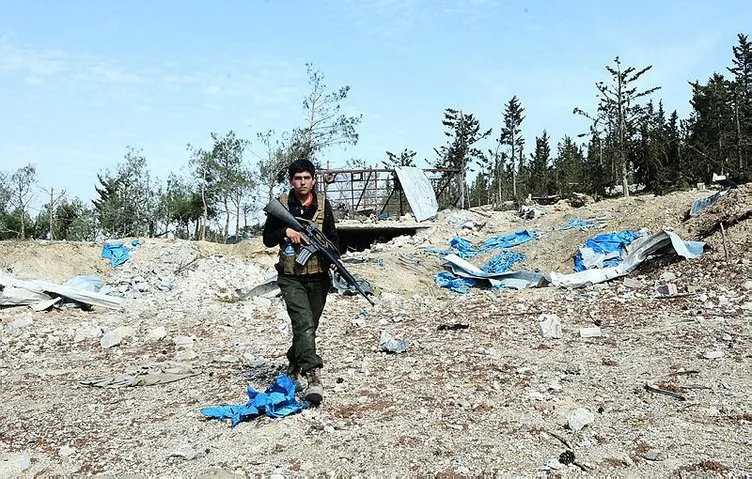 Bafilun Dağı’ndaki terör kampı görüntülendi