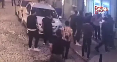 İstanbul Galata’da esnafa saldıran şehir eşkıyaları dehşet saçtı!