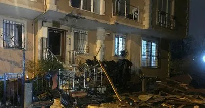 Çekmeköy’de uçan çatı 100 metre ilerideki binanın içine girdi