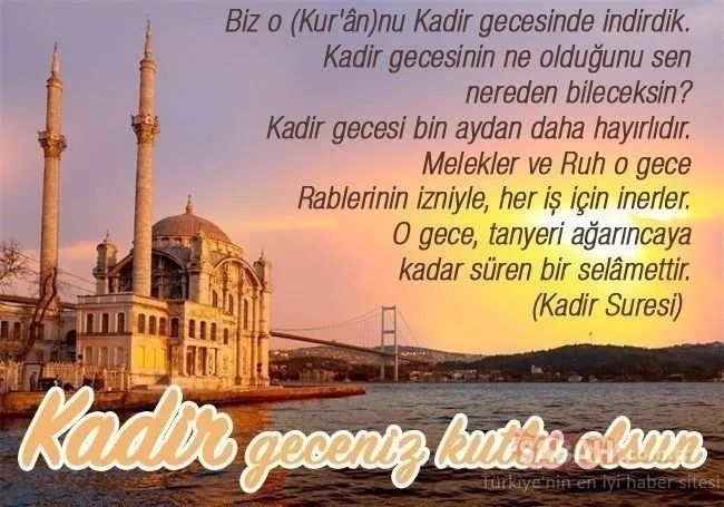 kadir gecesi mesajlari ve sozleri 2020