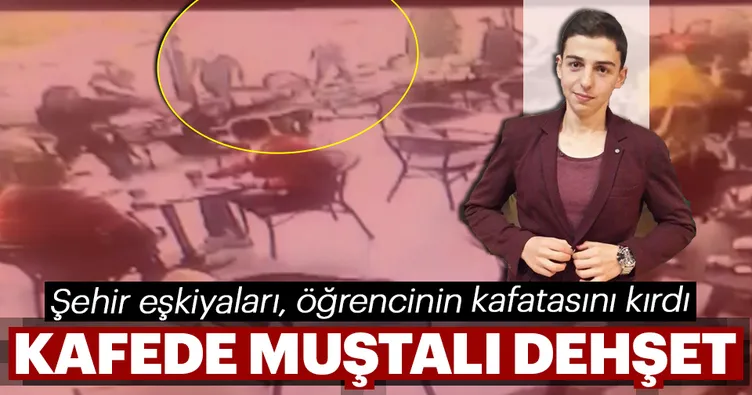 Kafede muştalı dehşet