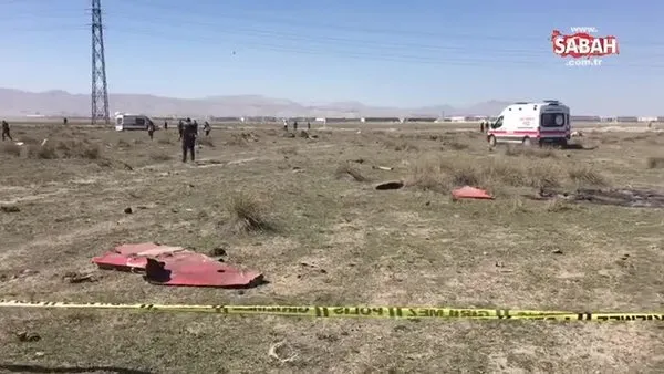 SON DAKİKA: Konya'da askeri uçak düştü: 1 şehit! Olay yerinden ilk görüntüler...