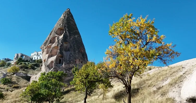 Kapadokya sonbaharın renklerine büründü