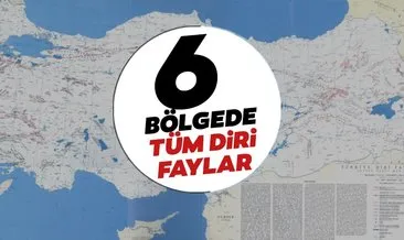 DİRİ FAY HARİTASI SON DAKİKA: İşte en net Türkiye deprem haritası ve 6 bölgede tüm diri fay hatları