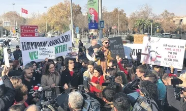 İBB’ye at protestosu