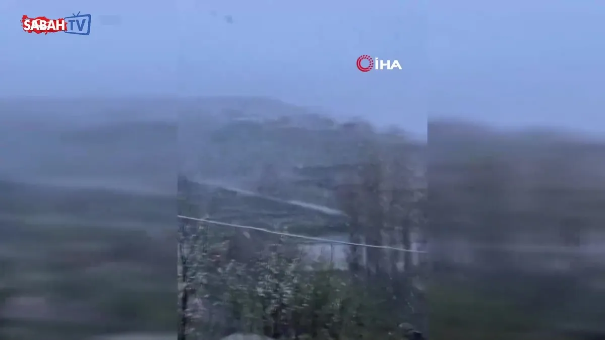 Çorum’da mayıs ayında kar yağışı videosunu izle